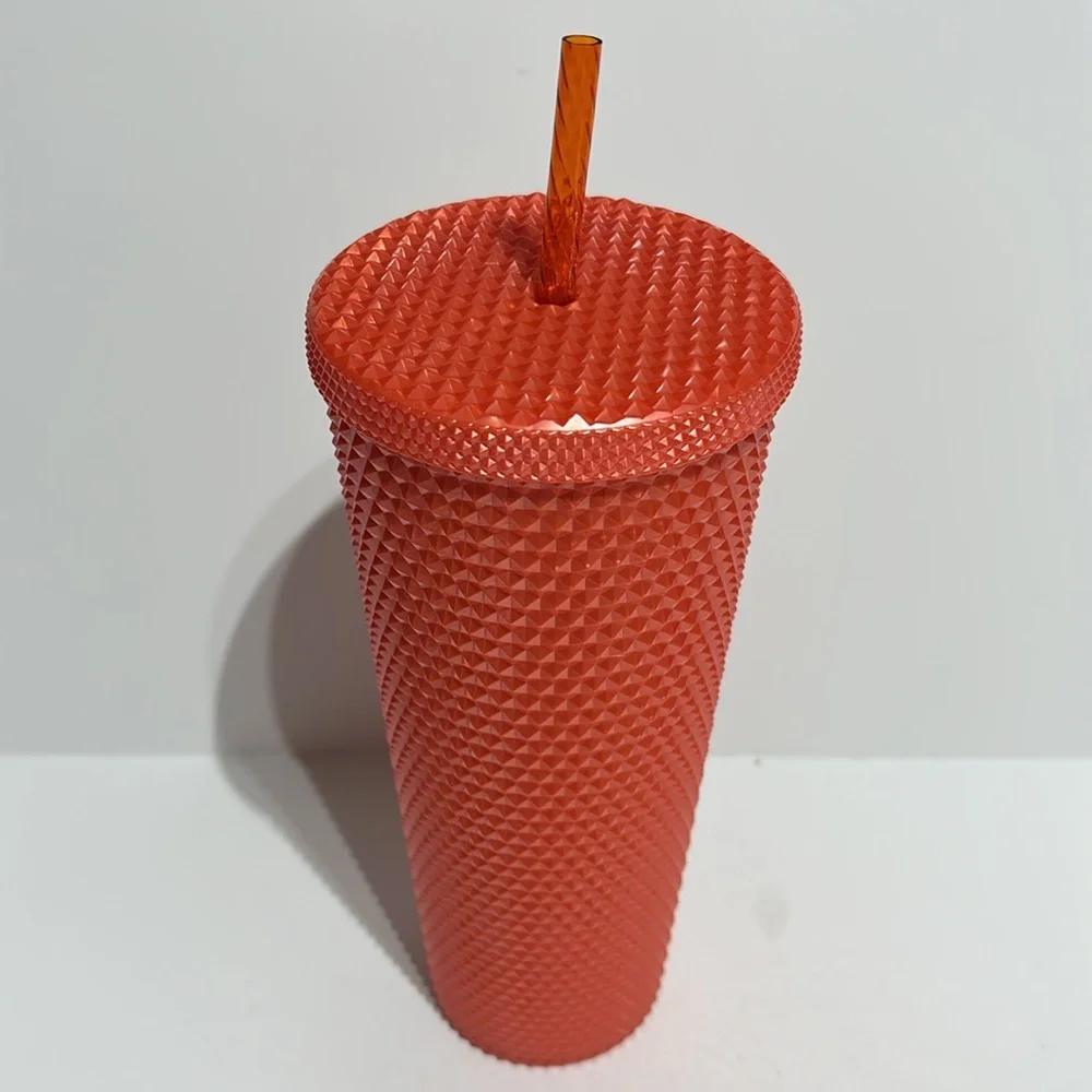 Starbucks 2021 Orange Studded Venti 24 oz. Cold Cup Tumbler